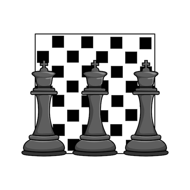 ilustração de xadrez