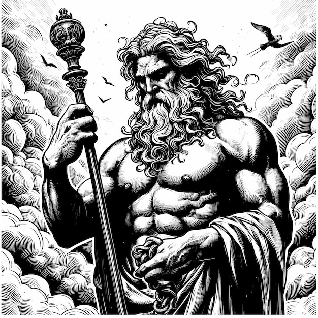 Vetor ilustração de zeus