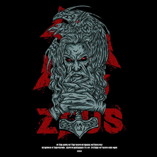 Vetor ilustração de zeus