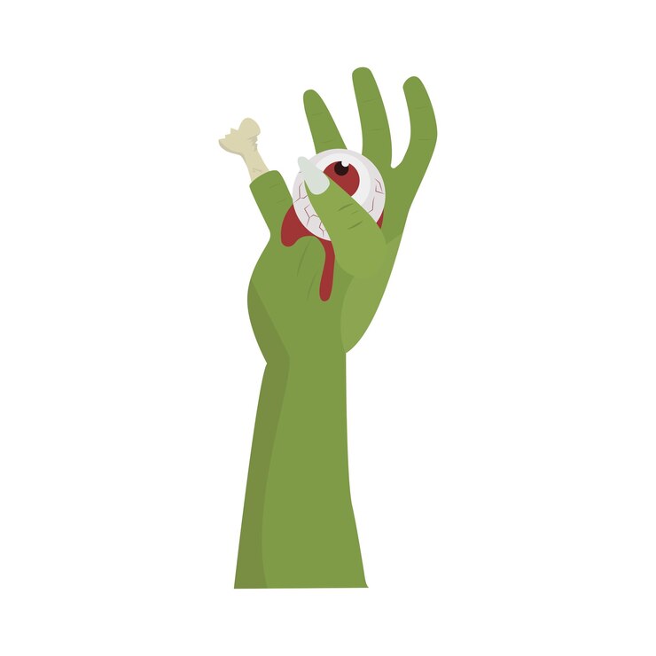 Vetor ilustração de zumbi