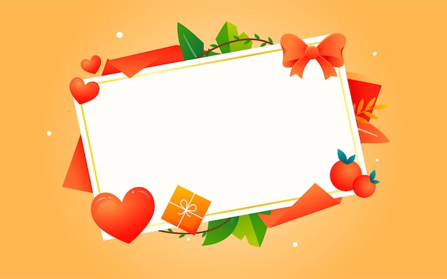 Ilustração do amor do cartão do dia de ação de graças, presente do feriado do cartão de aniversário pôster