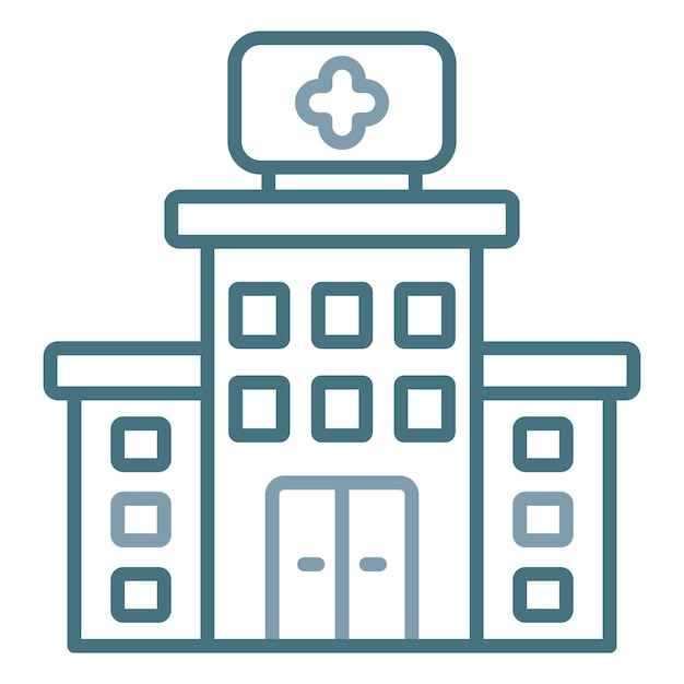 Ilustração do apartamento do hospital
