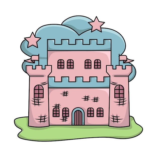 Vetor ilustração do castelo