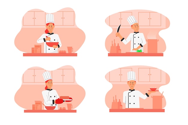 Ilustração do chef