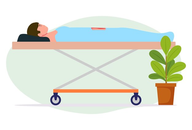 Ilustração do conceito da alça elegante e bonita