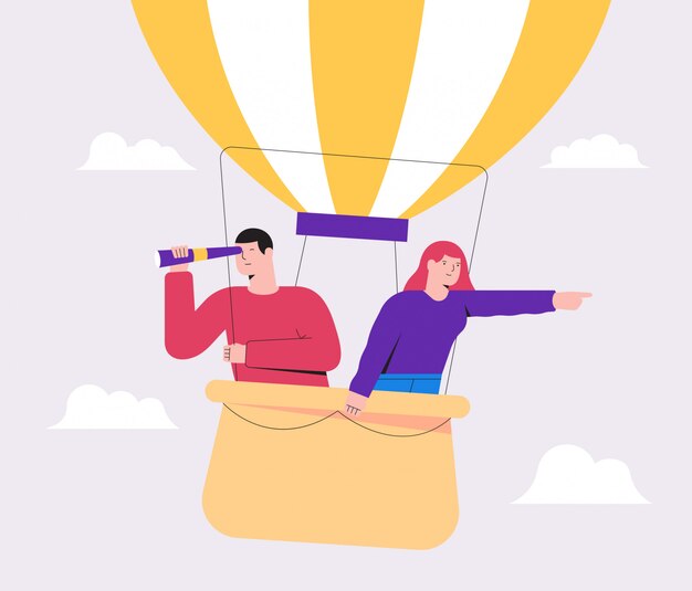 Ilustração do conceito de contratação