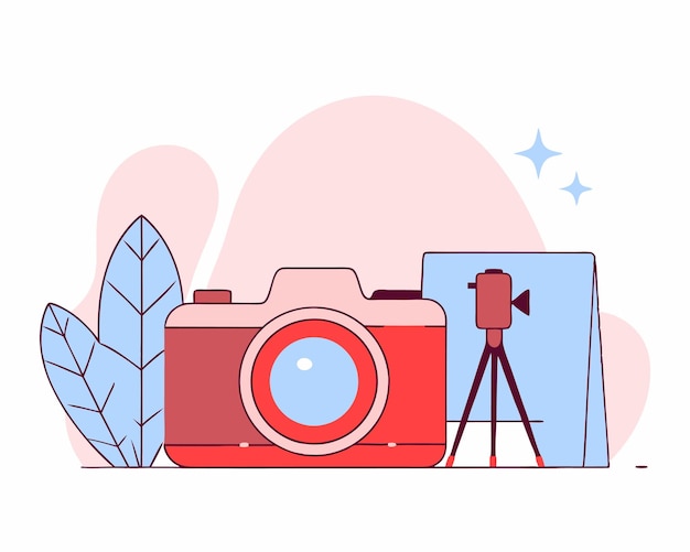 Ilustração do conceito de fotografia