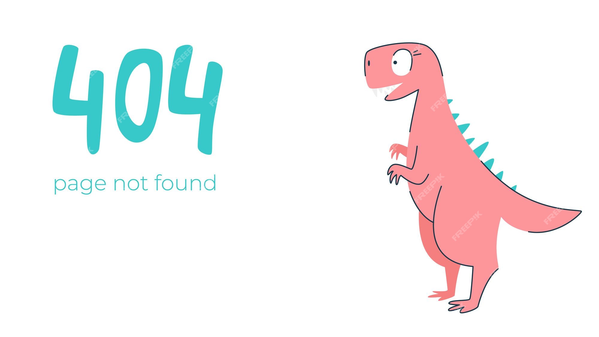 Dinossauro rosa engraçado isolado em fundo branco ilustração em