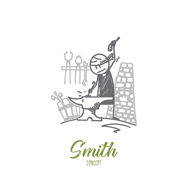 Ilustração do conceito de smith