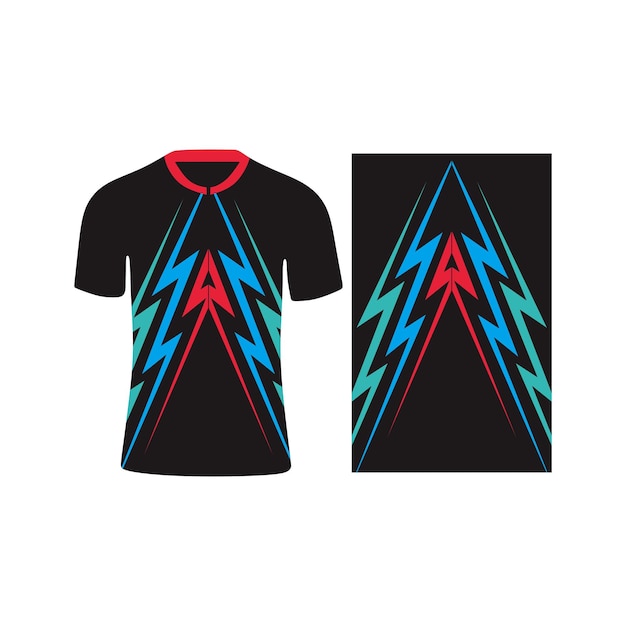 Ilustração do conceito de textura de design de camisa esportiva