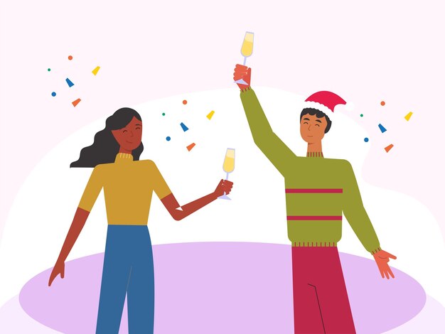 Ilustração do conceito do Cheers Stream elegante e bonita