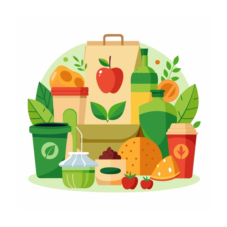Vetor ilustração do conceito do dia mundial da alimentação