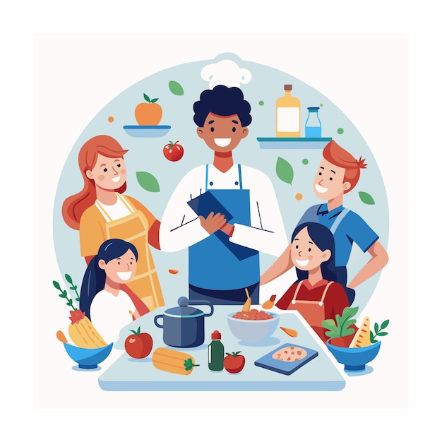 Ilustração do conceito do Dia Mundial da Alimentação