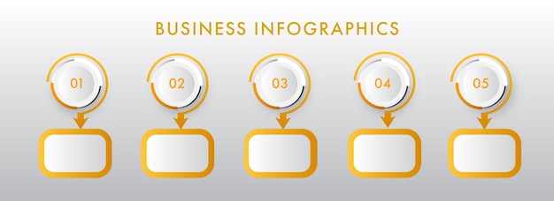 Ilustração do conjunto de infográficos de negócios