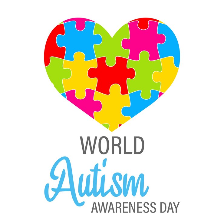 Vetor ilustração do dia da conscientização do autismo