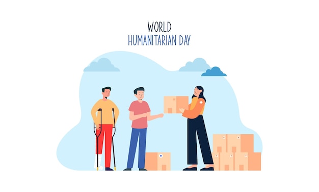 Ilustração do dia humanitário mundial