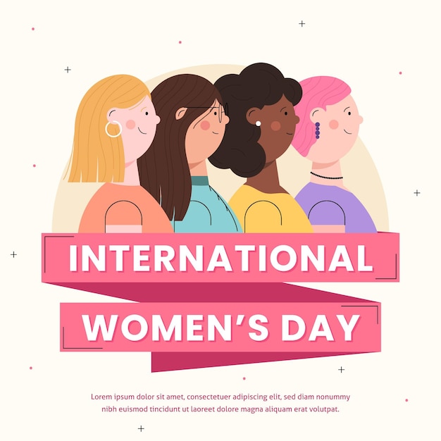 Ilustração do dia internacional da mulher