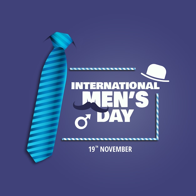 ilustração do dia internacional do homem.