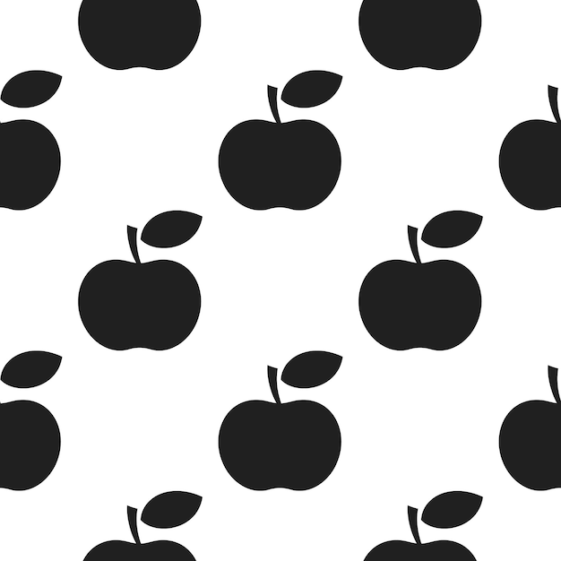 Ilustração do ícone da maçã