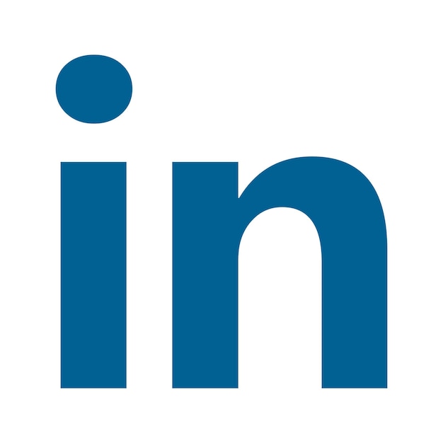 Vetor ilustração do ícone do linkedin logotipo da aplicação do linkedin ícone das redes sociais