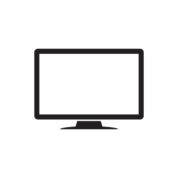Ilustração do ícone do monitor