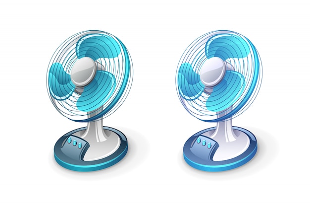 Ilustração do ícone do ventilador elétrico