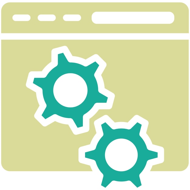 Vetor ilustração do ícone do vetor de configuração do conjunto de ícones de web marketing
