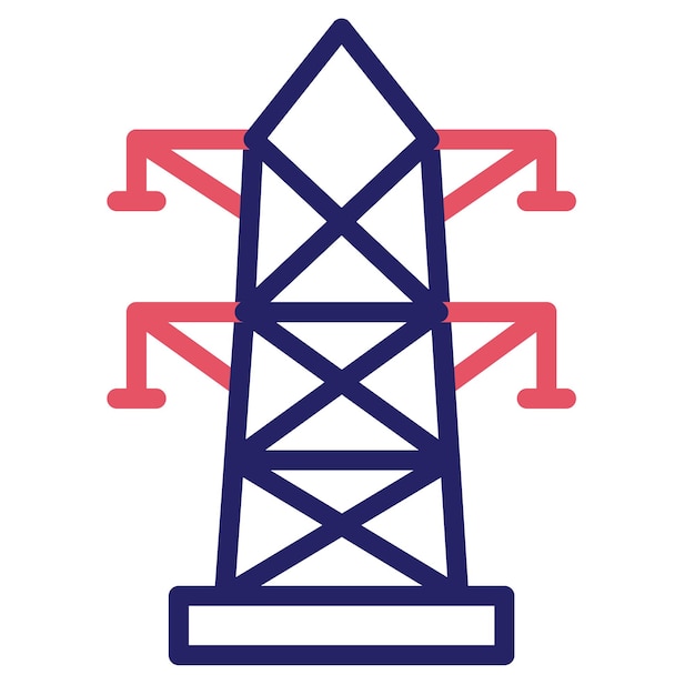 Vetor ilustração do ícone do vetor de eletricidade do conjunto de ícones de energia renovável