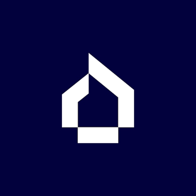 Vetor ilustração do ícone do vetor do logotipo imobiliário da hipoteca da casa