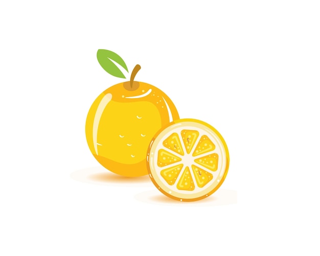Ilustração do ícone do vetor laranja