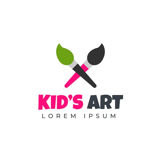 Ilustração do logotipo artístico