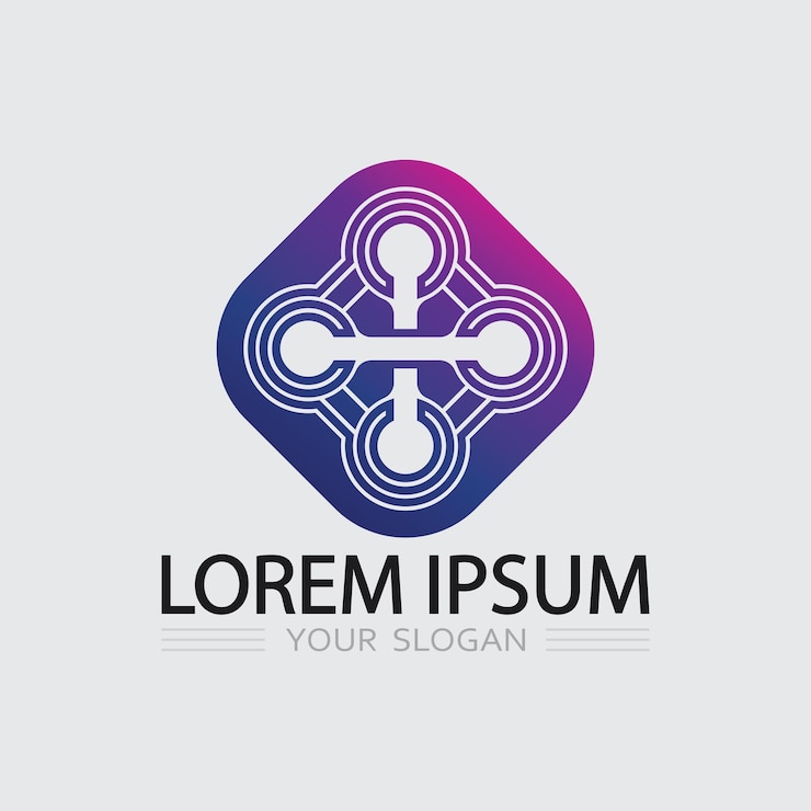 Vetor ilustração do logotipo da empresa e do sinal de ícone de design