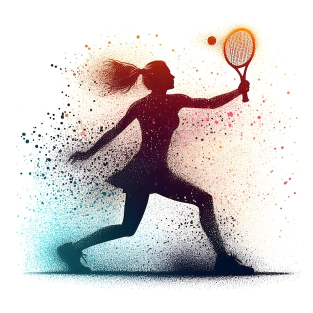 Vetor ilustração do logotipo de badminton vetorial