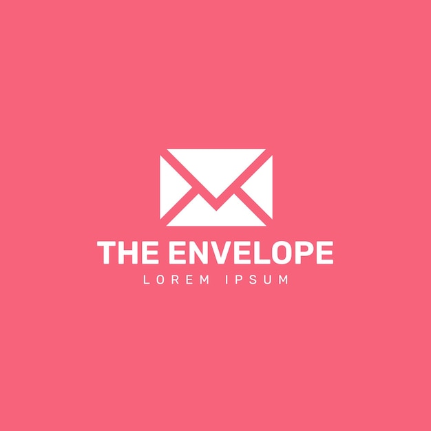 Ilustração do logotipo do envelope