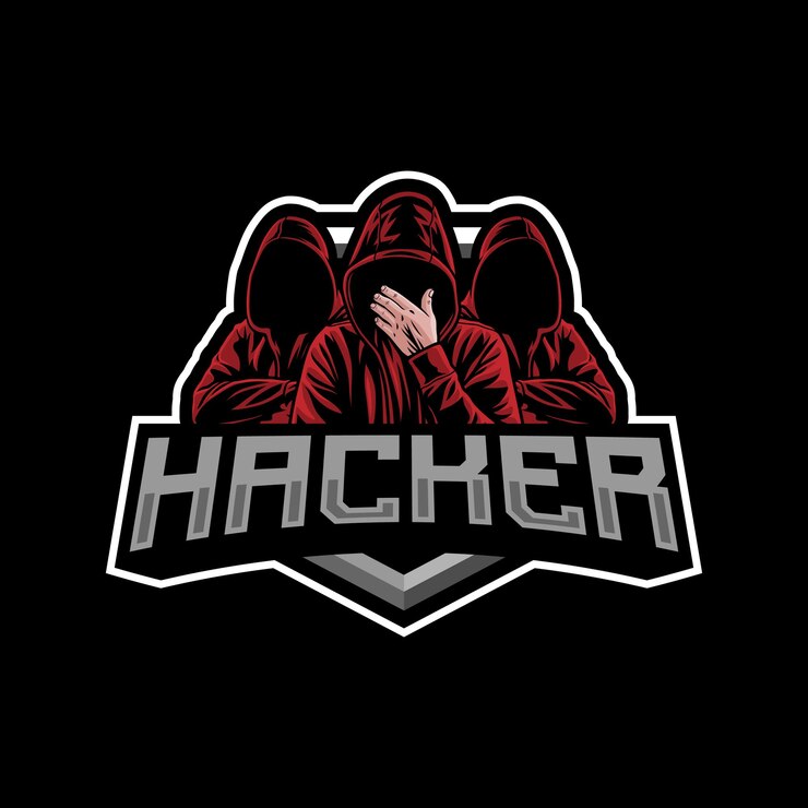 Ilustração do logotipo do mascote do hacker