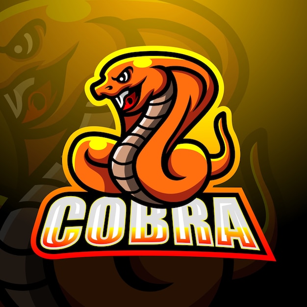 Ilustração do mascote do cobra