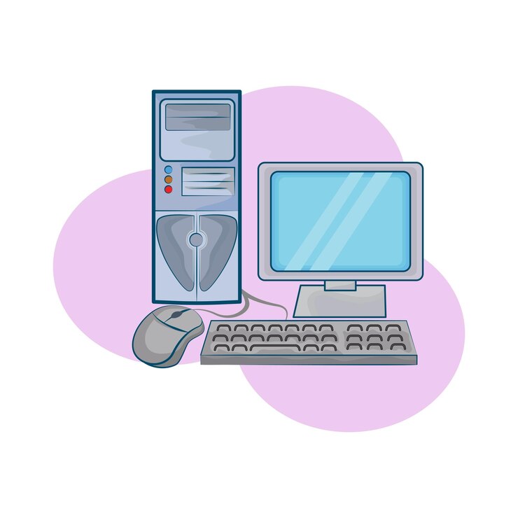Vetor ilustração do monitor