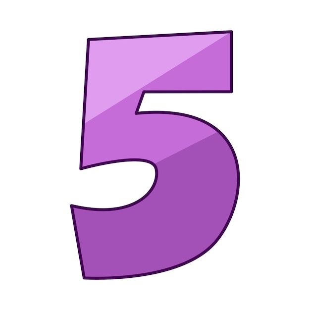 Ilustração do número 5