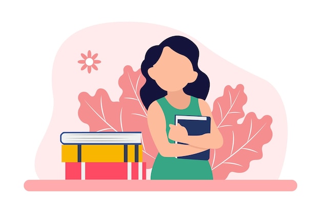 Ilustração do projeto plano do Dia Mundial do Livro