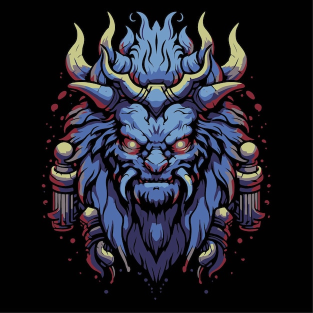 Ilustração do rei monstro mais forte