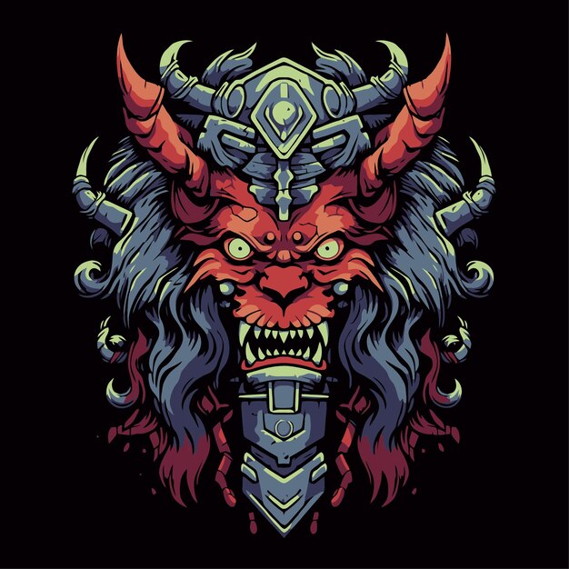 Ilustração do rei monstro mais forte
