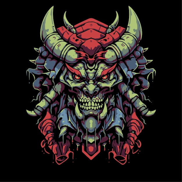 Ilustração do rei monstro mais forte
