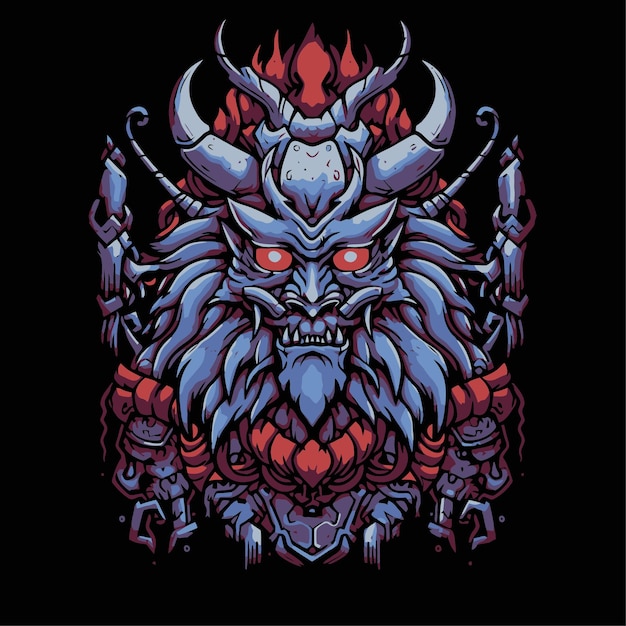 Ilustração do rei monstro mais forte