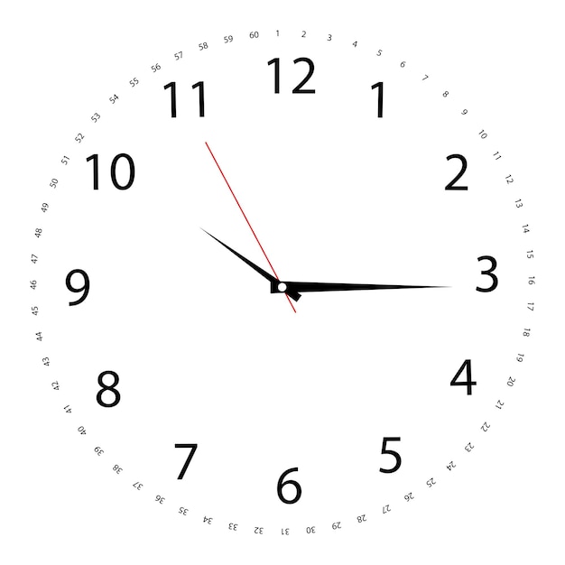 Ilustração do relógio