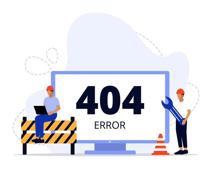 Vetor ilustração do site em construção
