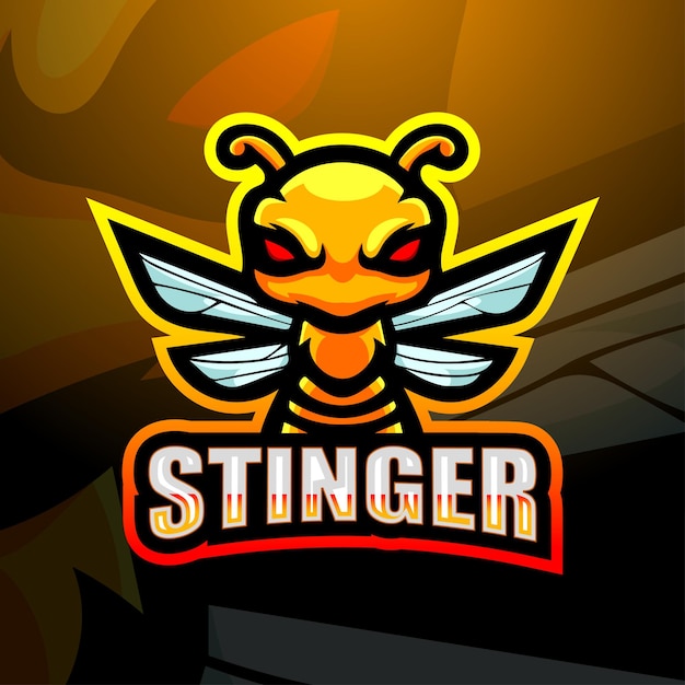 Ilustração do stinger mascote esport