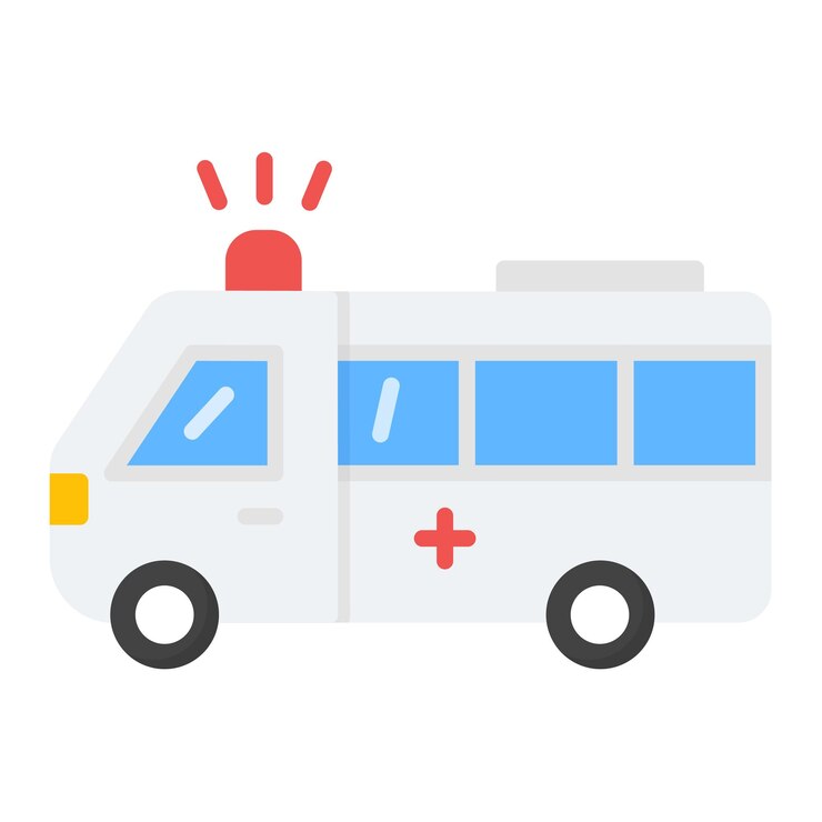 Vetor ilustração do vetor da ambulância