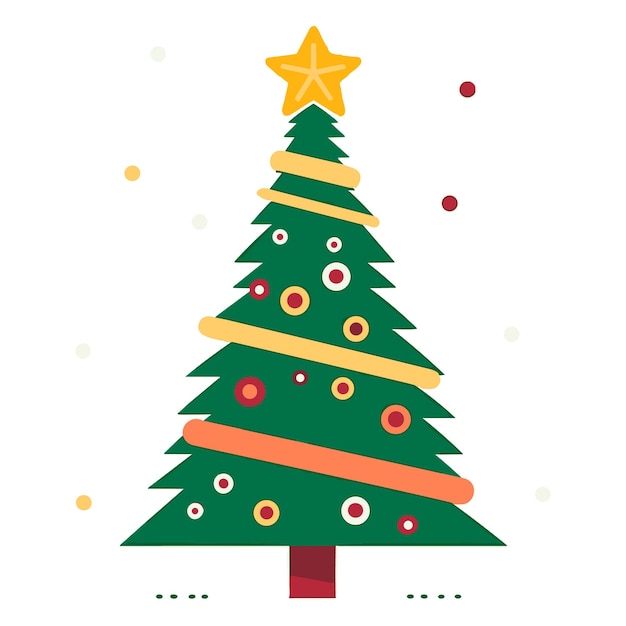 Ilustração do vetor da Árvore de Natal