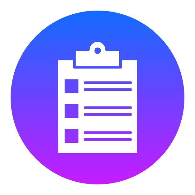 Ilustração do vetor da lista de verificação