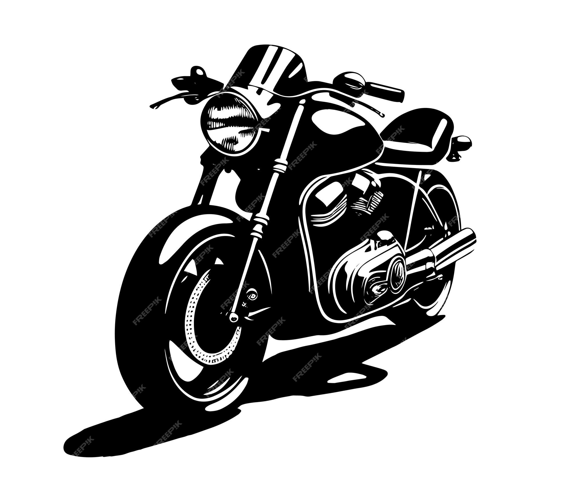 Desenho De Desenho De Motocicletas Ilustra Os Slogans Gráficos Modelo De  Desenho Impresso Ilustração do Vetor - Ilustração de desenho, motociclista:  252478123